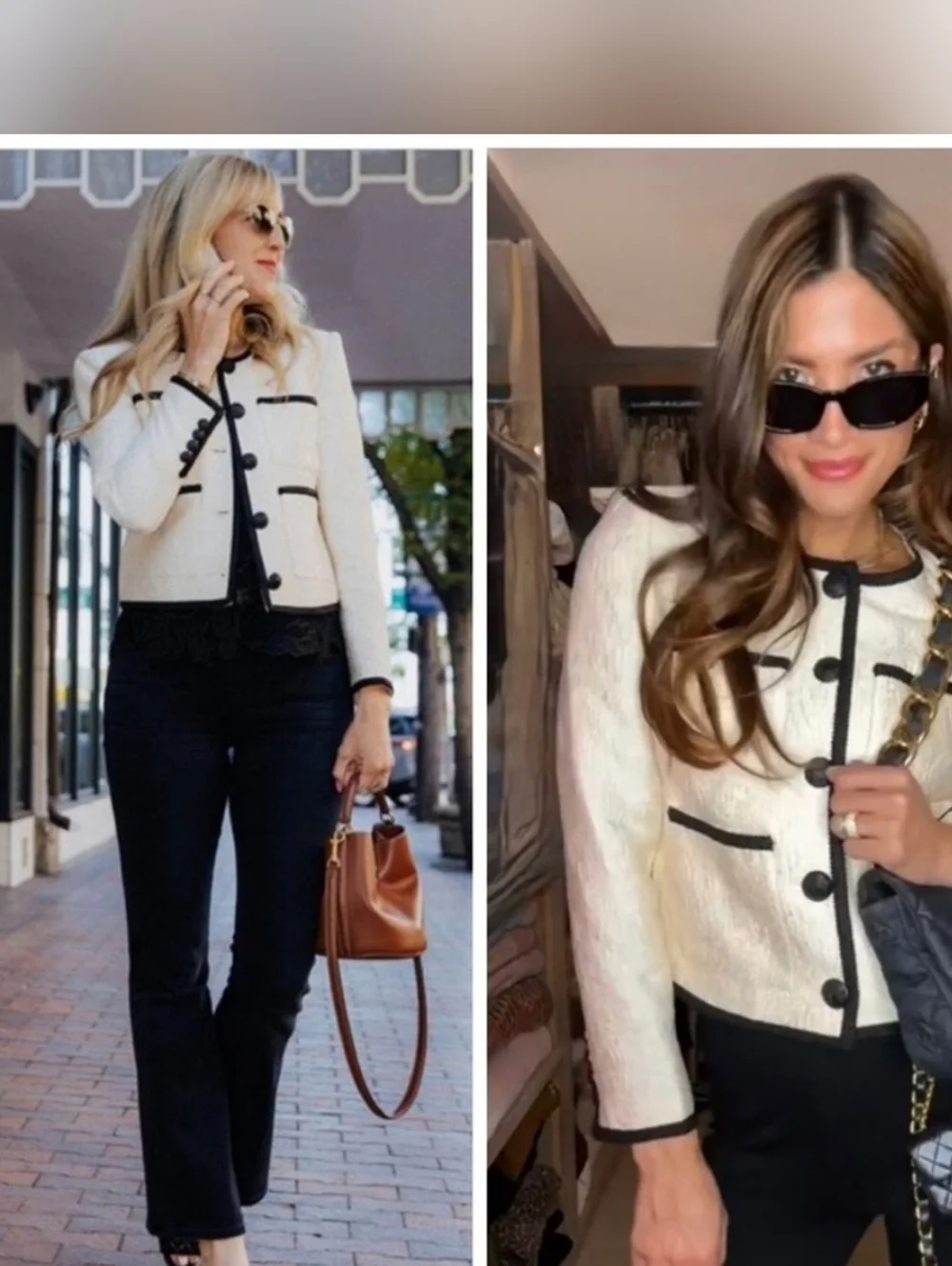 Veronica Beard Darla Lady Jacket Blazer Ivory Size 10 - Picture 4 of 14